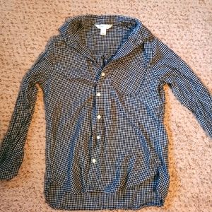 Old navy button up shirt womens medium plaid